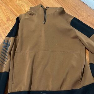 American Eagle Outfitters Brown and Black Men's Sweater